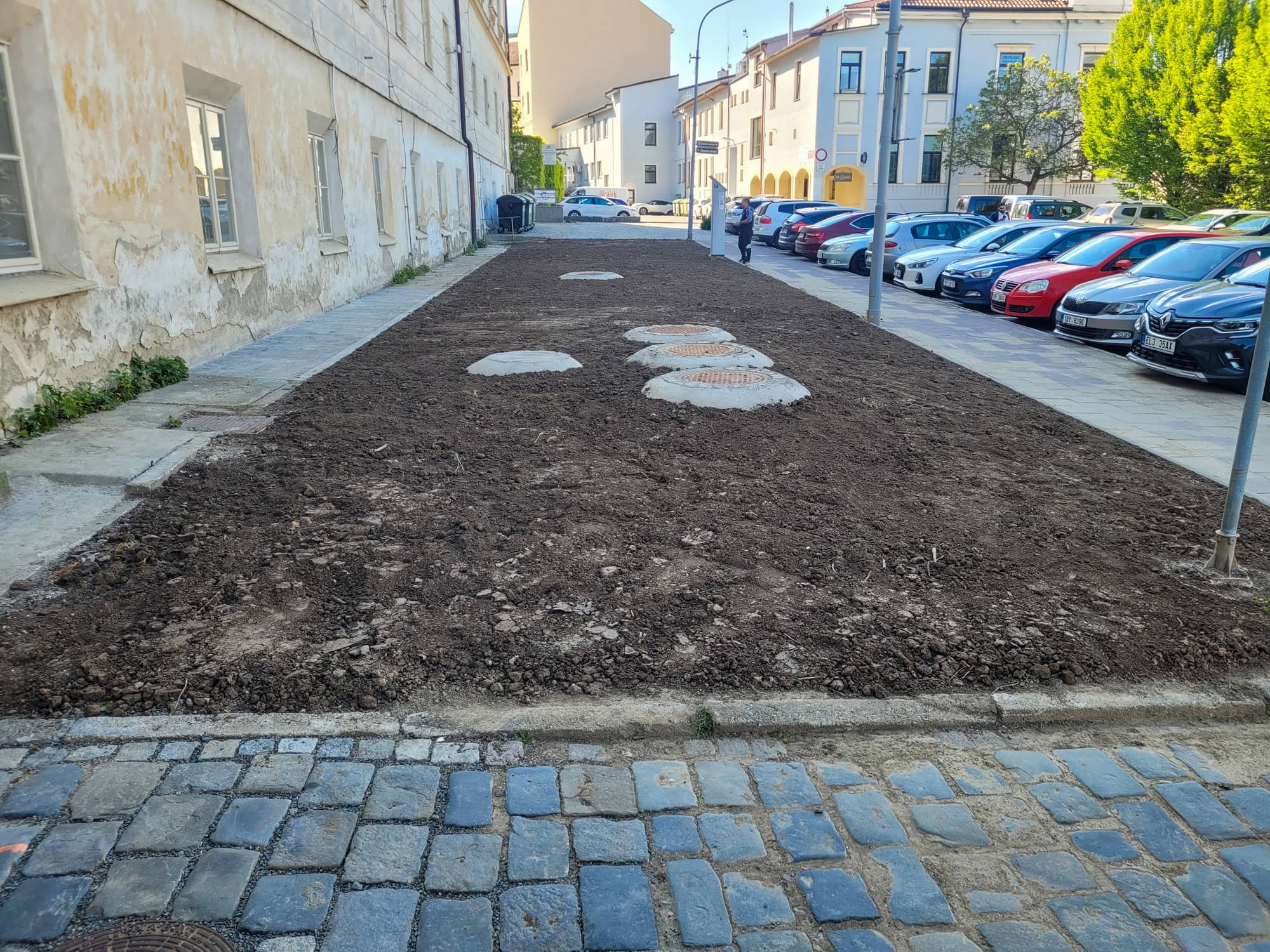 Rekonstrukce dešťové kanalizace Zámek Vyškov
