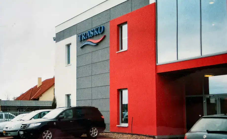 TRASKO budova, projekty a stavby v Česku.